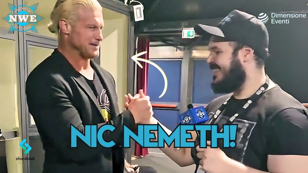 Tony Wrestling nel vlog dello show NWE di Napoli con Nic Nemeth e Alberto Del Rio