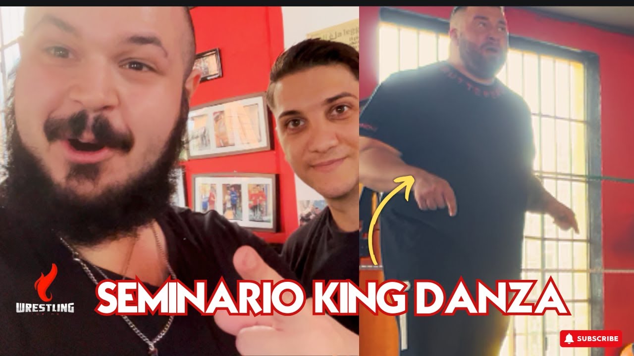 Tony Wrestling nella copertina del vlog sul seminario di King Danza a Torino