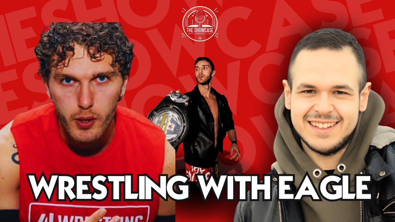 Eagle di Wrestling With Eagle e Tony Wrestling nella copertina di The Showcase