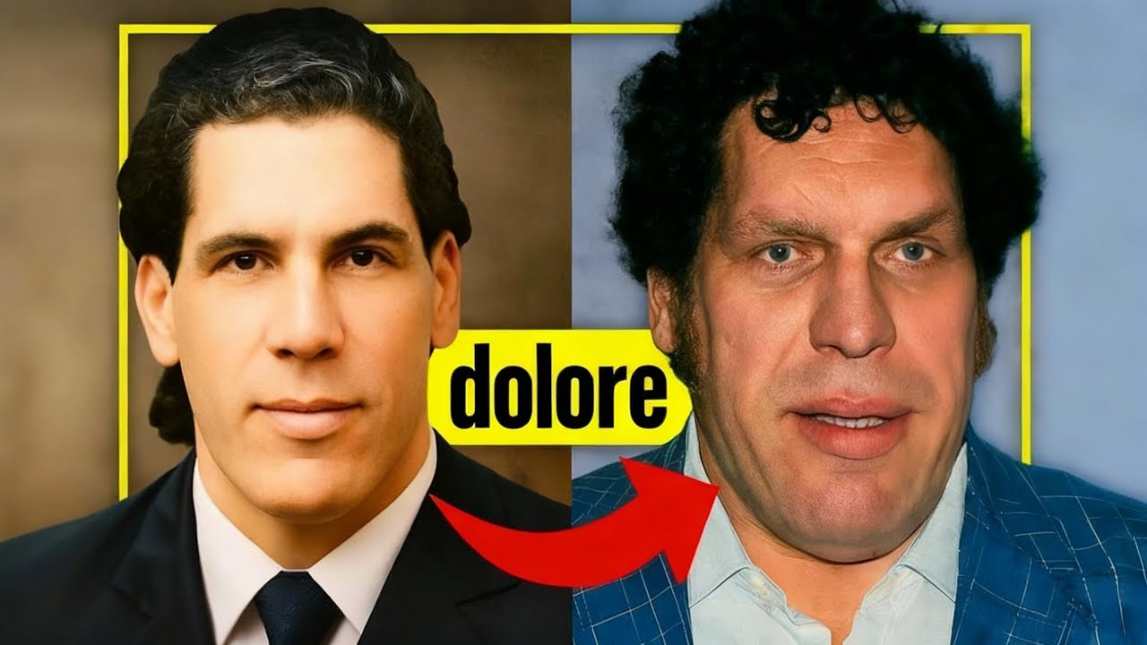 Andre the Giant nella copertina del video di Tony Wrestling sulla sua storia